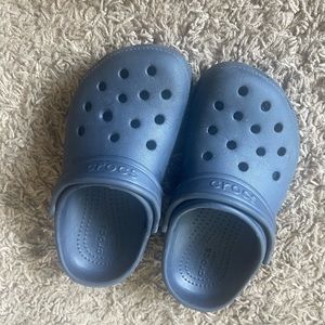 Blue crocs